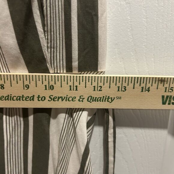 Forever 21 Women's Y2K Striped Mini Dress Small Spaghetti Strap Belt Workwear - Picture 3 of 8